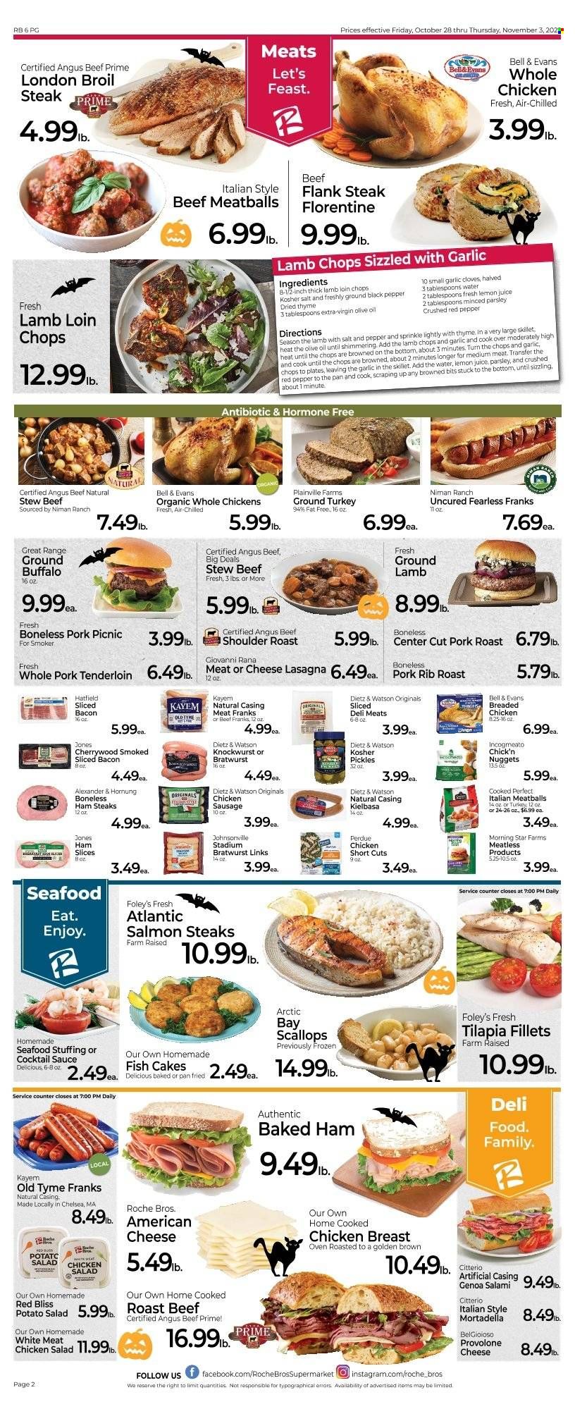 Roche Bros. (MA) Weekly Ad Flyer Specials October 28 to November 3, 2022