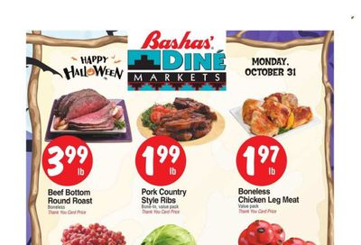 Bashas' Diné Markets (AZ, NM) Weekly Ad Flyer Specials October 26 to November 1, 2022