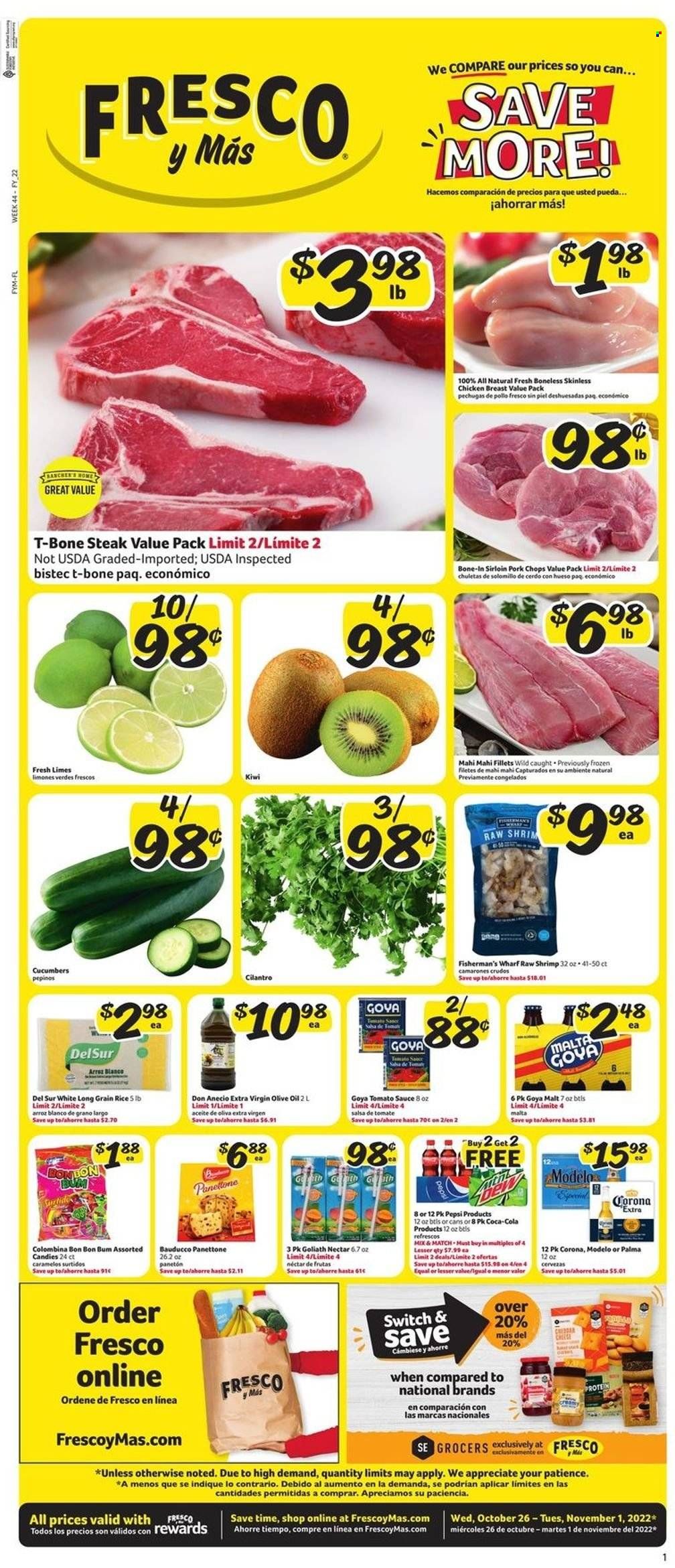Fresco y Más (FL) Weekly Ad Flyer Specials October 26 to November 1, 2022