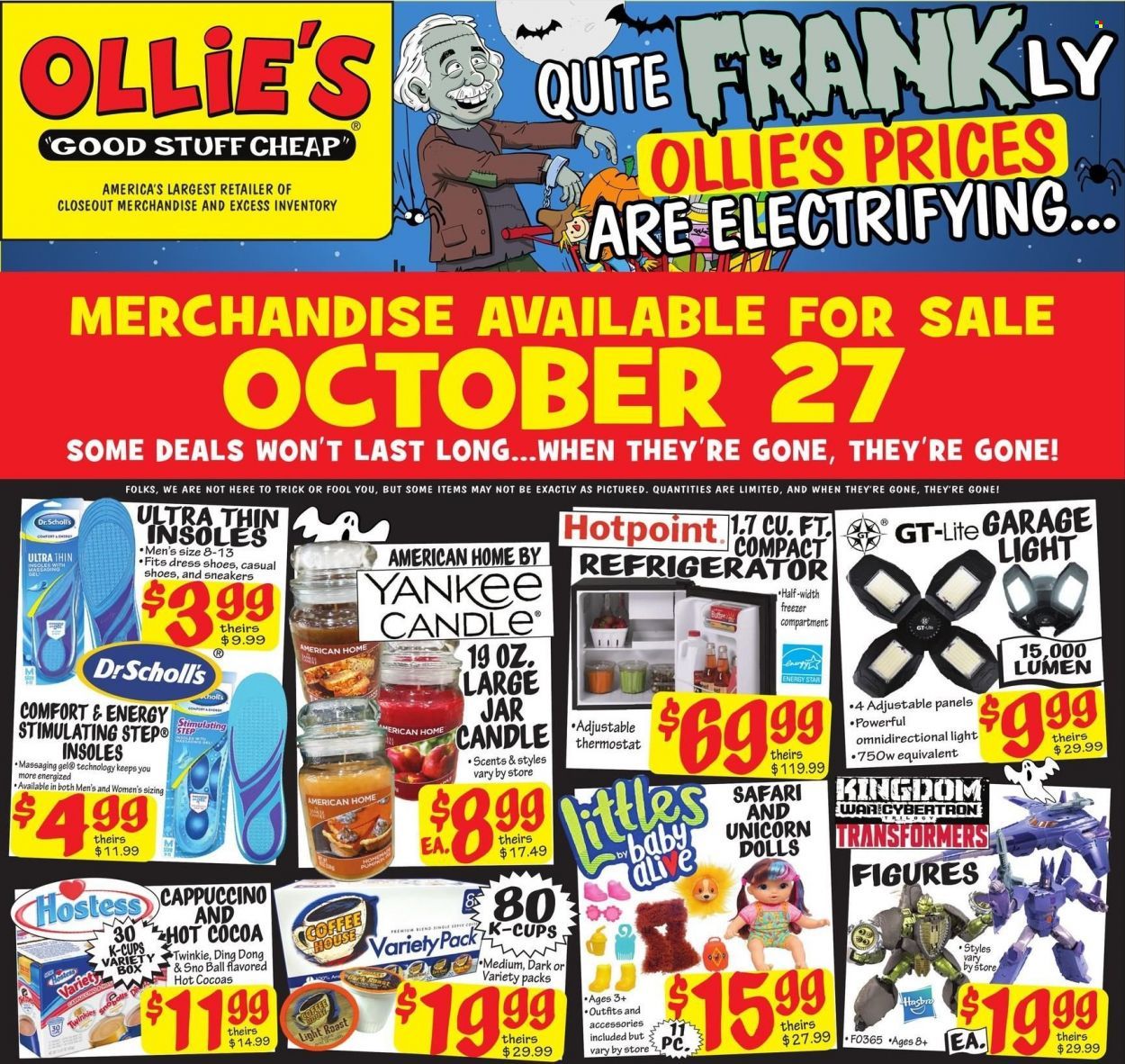 Ollie's Bargain Outlet Weekly Ad Flyer Specials October 27 to November 2, 2022