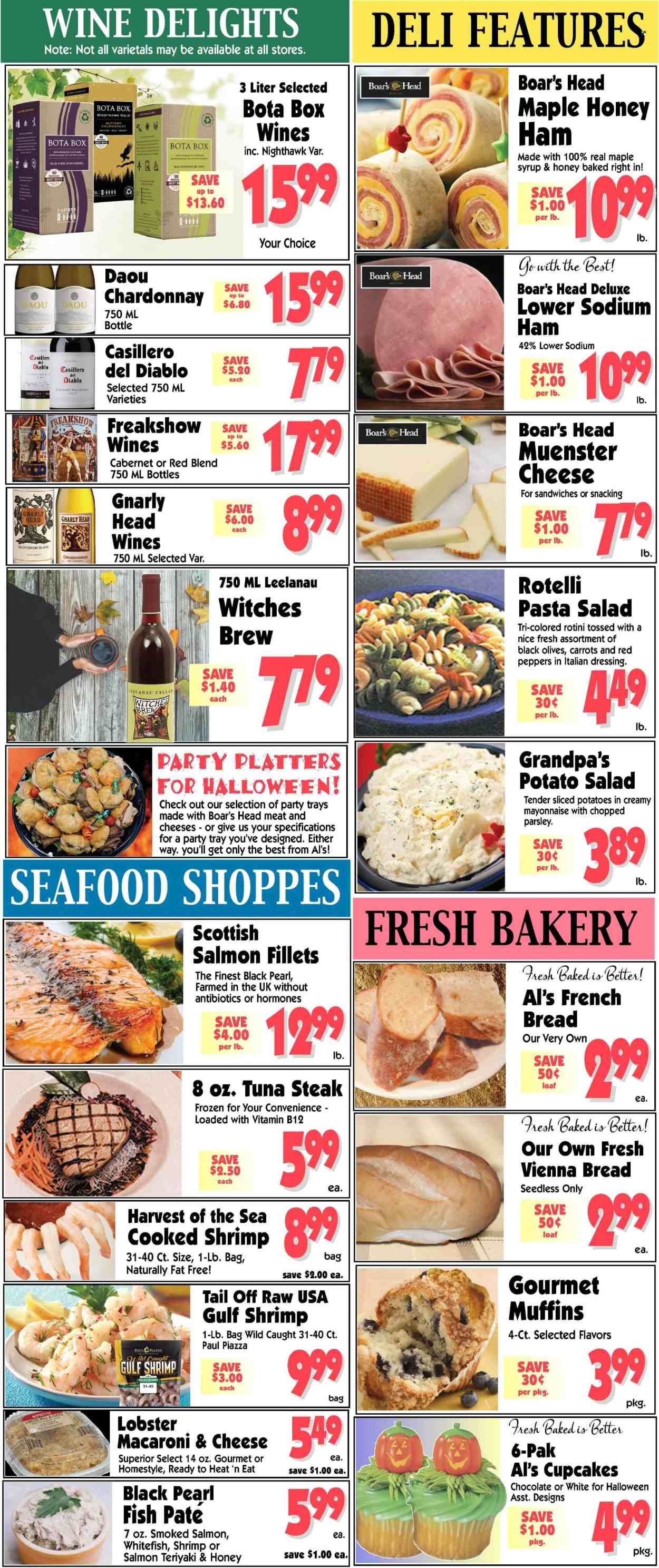Al's Supermarket (IN) Weekly Ad Flyer Specials October 26 to November 1, 2022