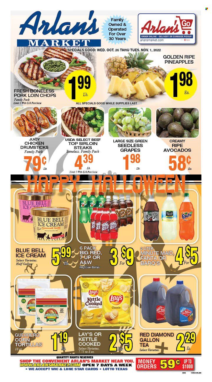 Arlan's Market (TX) Weekly Ad Flyer Specials October 26 to November 1, 2022