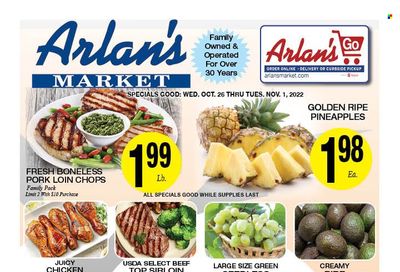 Arlan's Market (TX) Weekly Ad Flyer Specials October 26 to November 1, 2022