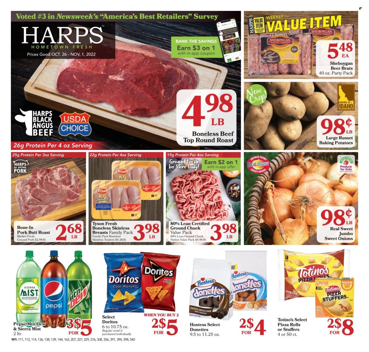 Harps Hometown Fresh (AR) Weekly Ad Flyer Specials October 26 to November 1, 2022