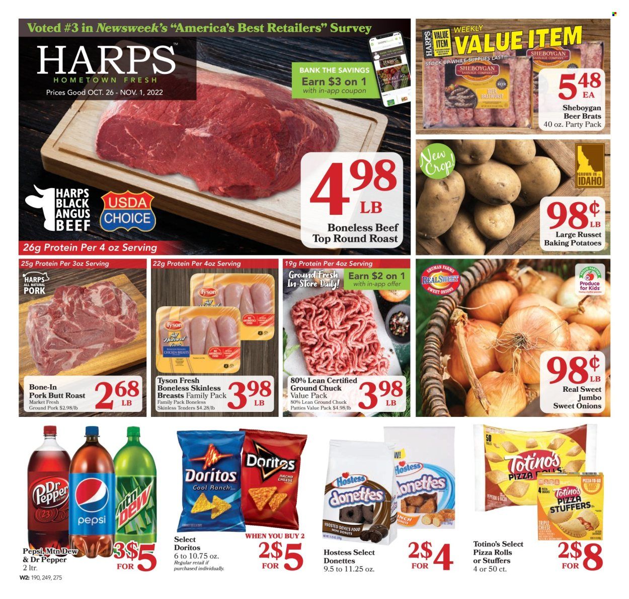 Harps Hometown Fresh (AR, KS, MO) Weekly Ad Flyer Specials October 26 to November 1, 2022