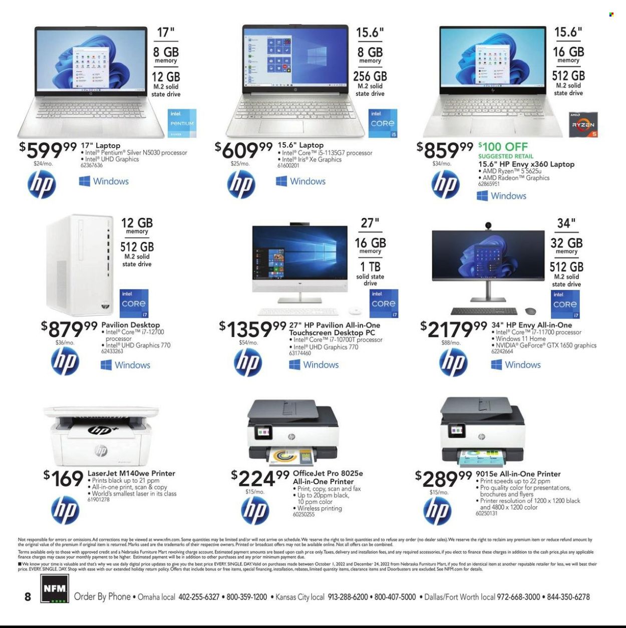 Nebraska Furniture Mart (IA, KS, NE, TX) Weekly Ad Flyer Specials October 23 to October 27, 2022