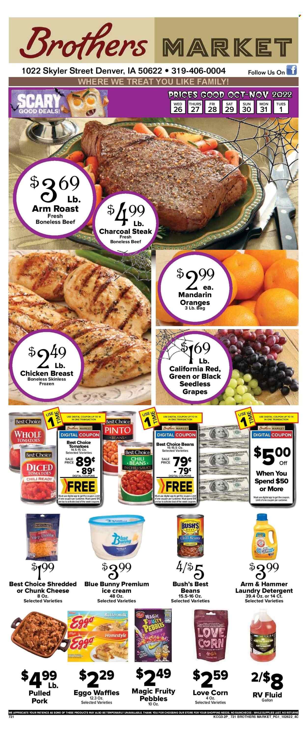 Brothers Market (IA, KS, MO) Weekly Ad Flyer Specials October 26 to November 1, 2022