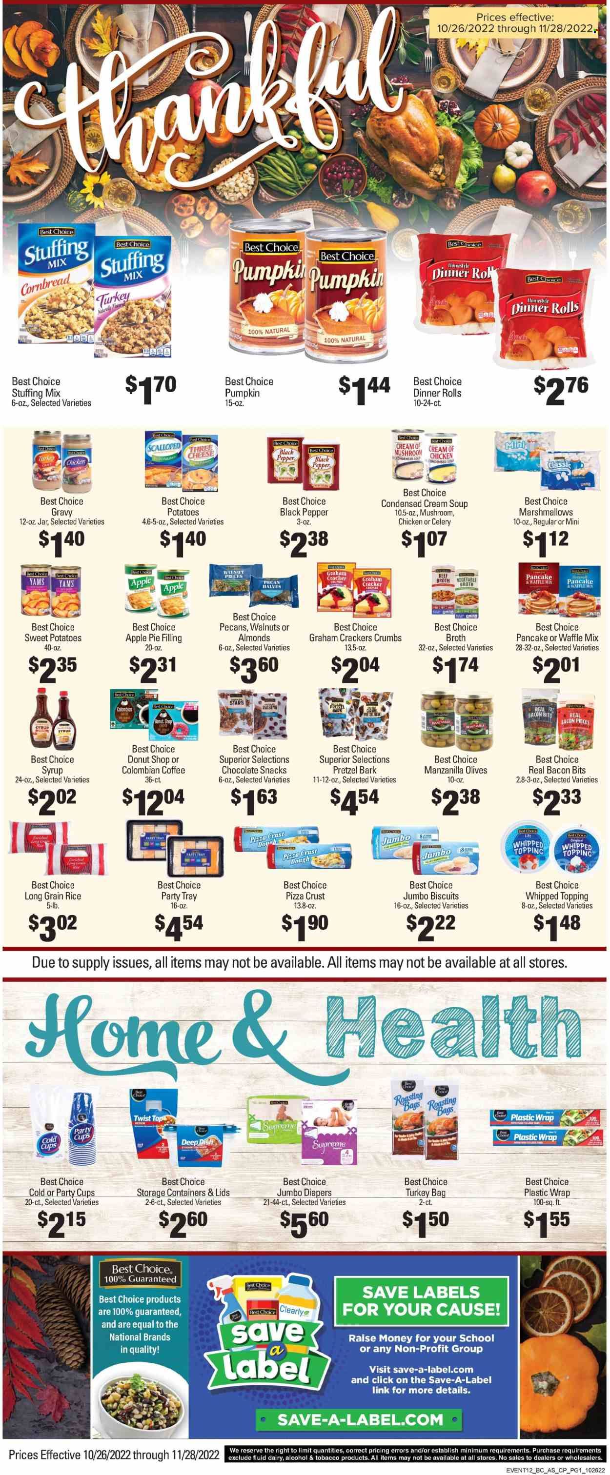 Price Less Foods Weekly Ad Flyer Specials October 26 to November 1, 2022