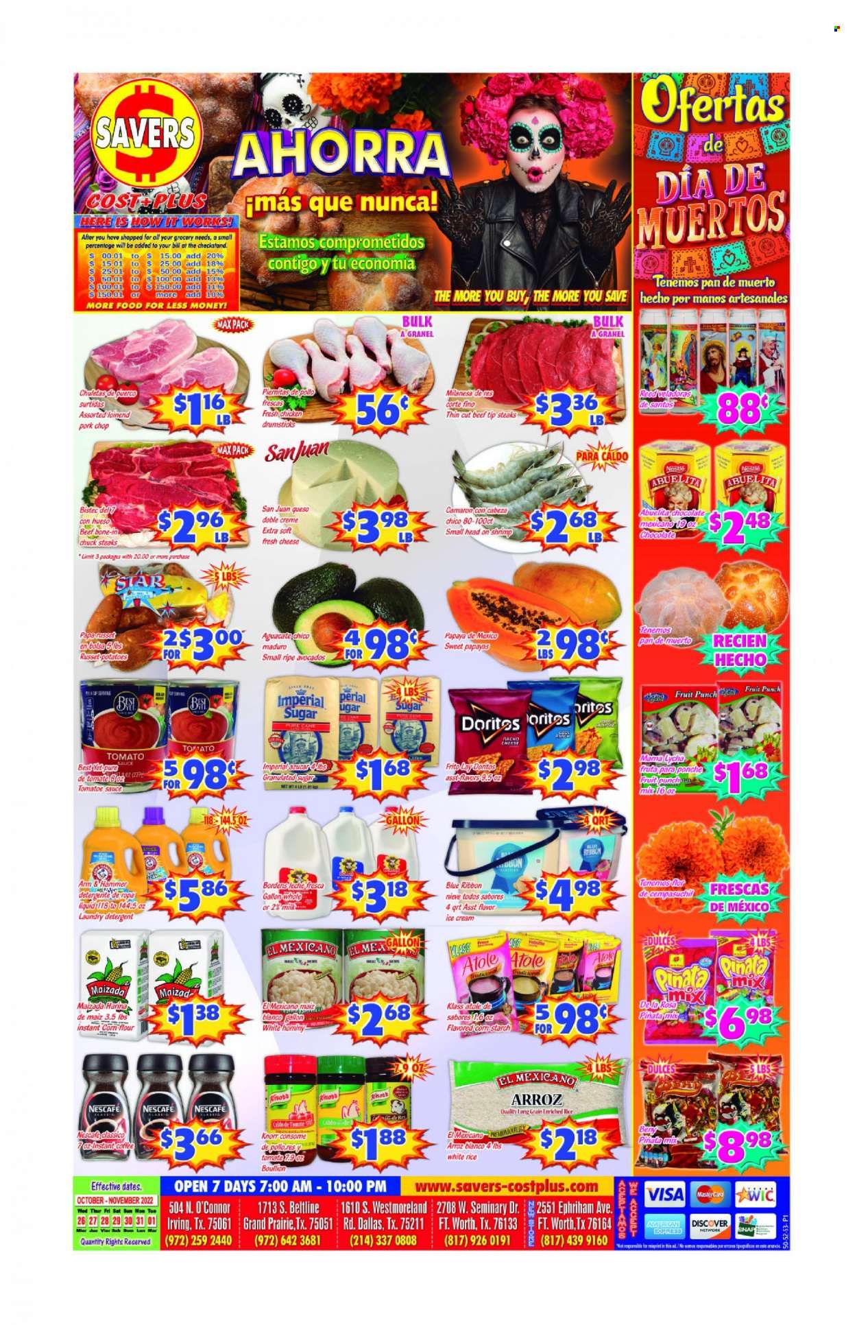 Savers Cost Plus (TX) Weekly Ad Flyer Specials October 26 to November 1, 2022