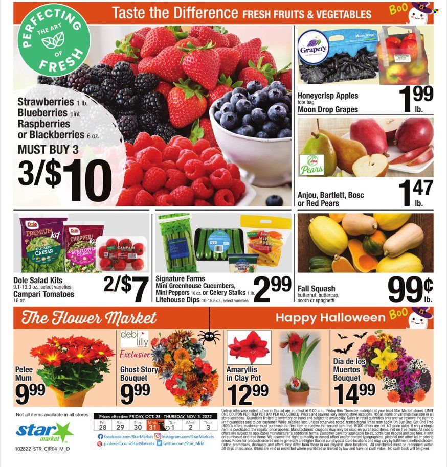 Star Market Weekly Ad Flyer Specials October 28 to November 3, 2022