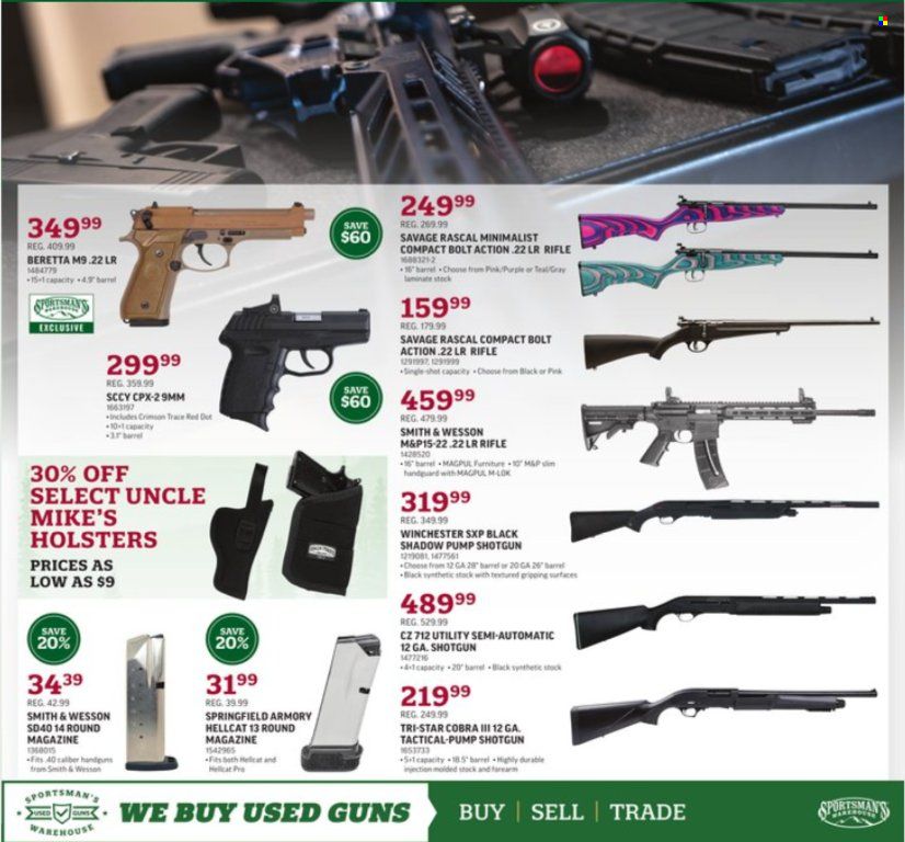 Sportsman's Warehouse Weekly Ad Flyer Specials October 27 to October 30, 2022