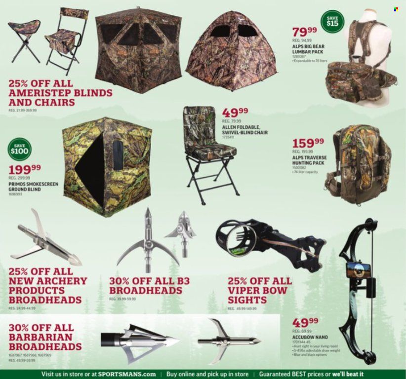 Sportsman's Warehouse Weekly Ad Flyer Specials October 27 to October 30, 2022