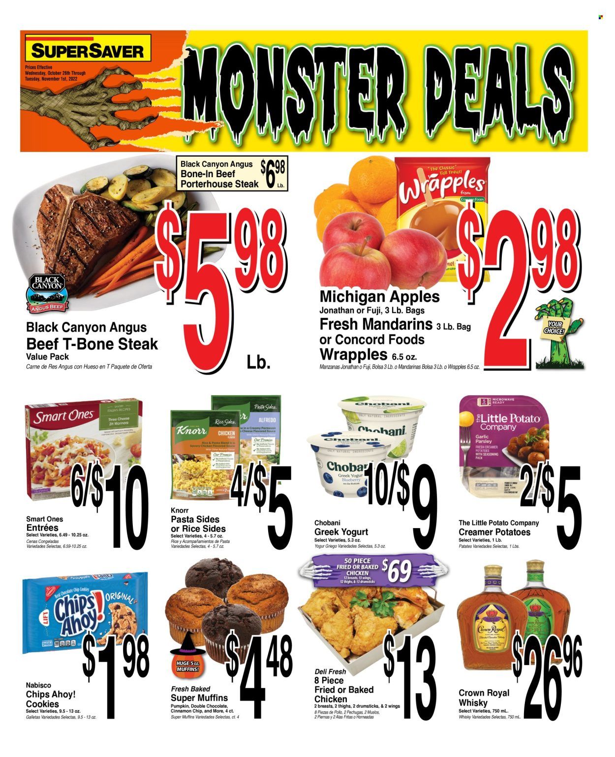 Super Saver Weekly Ad Flyer Specials October 26 to November 1, 2022