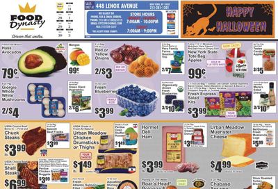 Food Dynasty (NY) Weekly Ad Flyer Specials October 28 to November 3, 2022