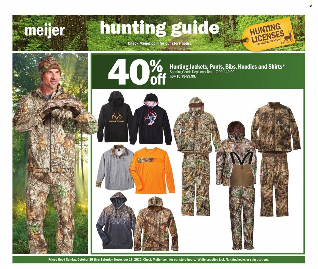 Meijer (MI) Weekly Ad Flyer Specials October 30 to November 19, 2022