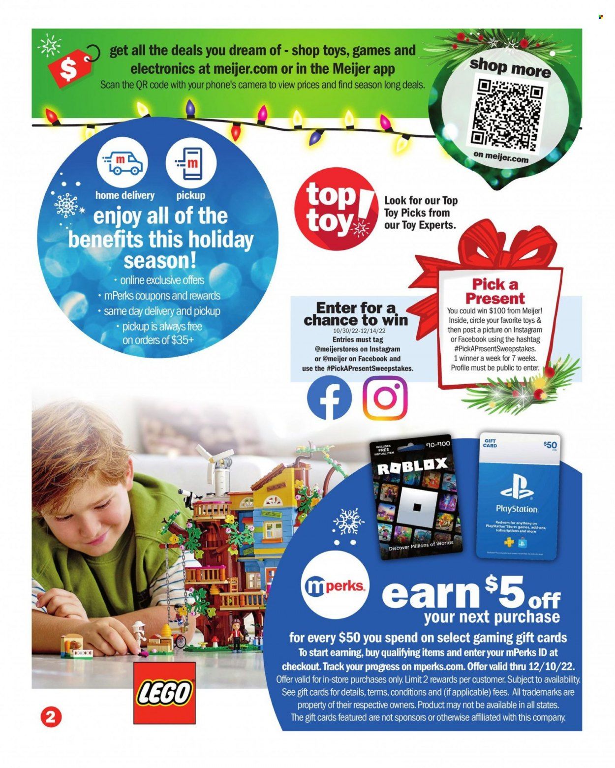 Meijer (IL, IN, KY, MI, OH, WI) Weekly Ad Flyer Specials October 30 to December 24, 2022