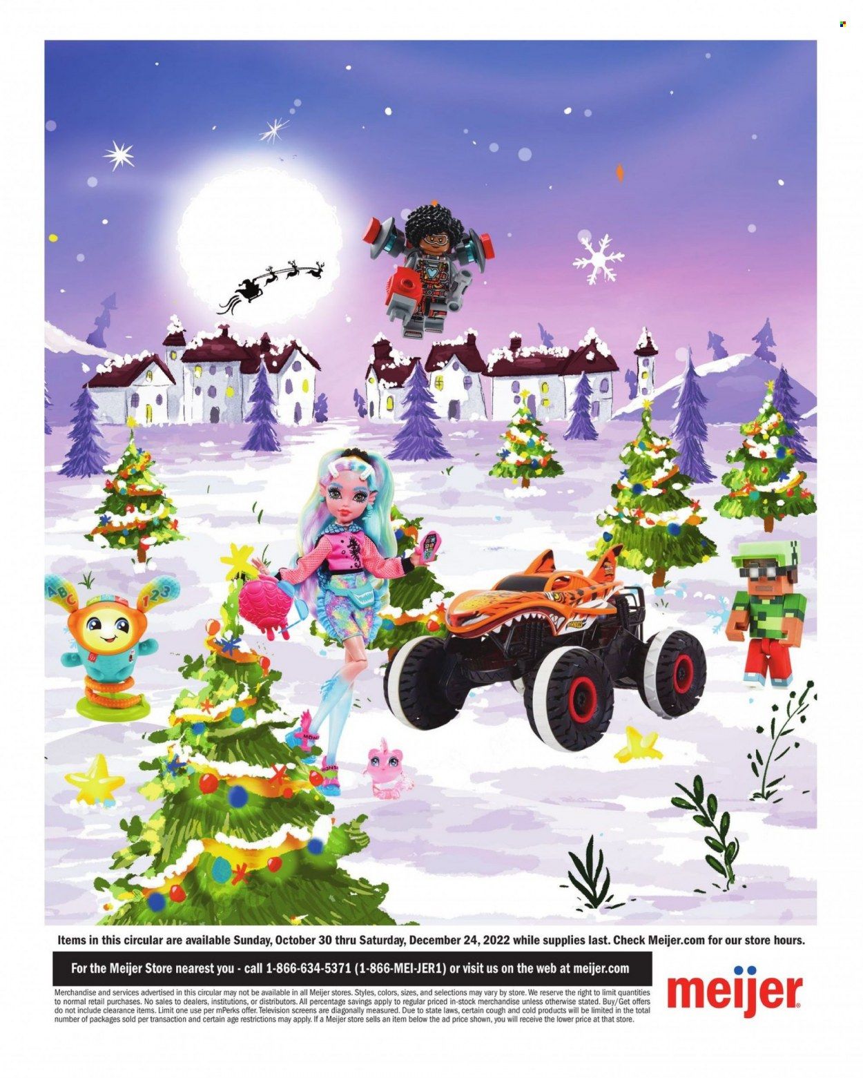 Meijer (IL, IN, KY, MI, OH, WI) Weekly Ad Flyer Specials October 30 to December 24, 2022