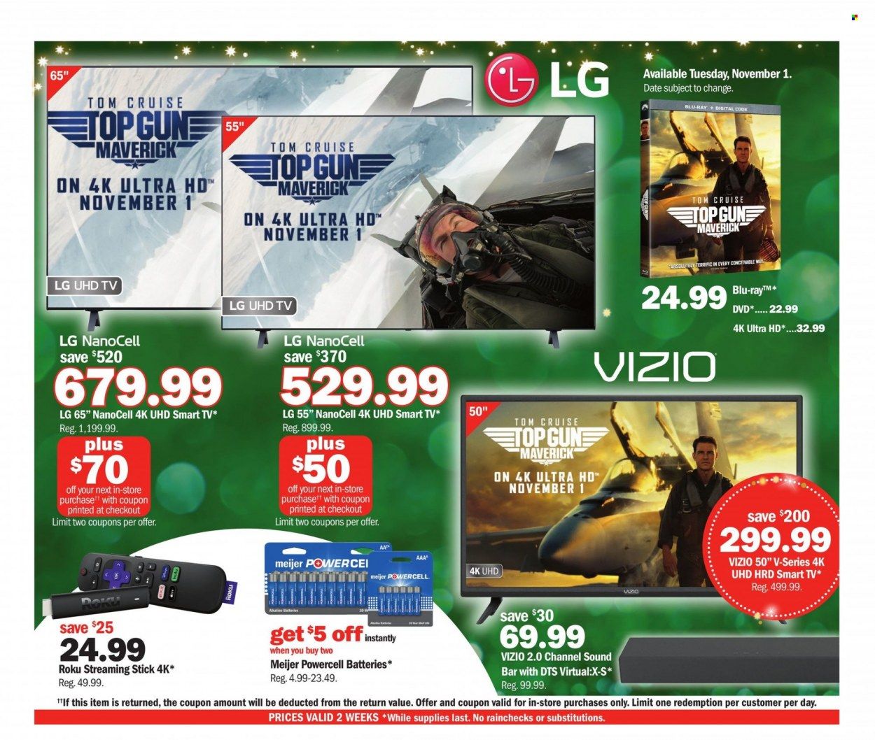 Meijer (IL, IN, KY, MI, OH, WI) Weekly Ad Flyer Specials October 30 to November 12, 2022