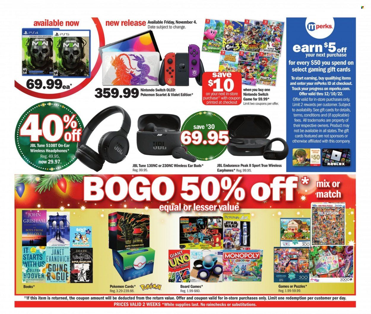Meijer (IL, IN, KY, MI, OH, WI) Weekly Ad Flyer Specials October 30 to November 12, 2022