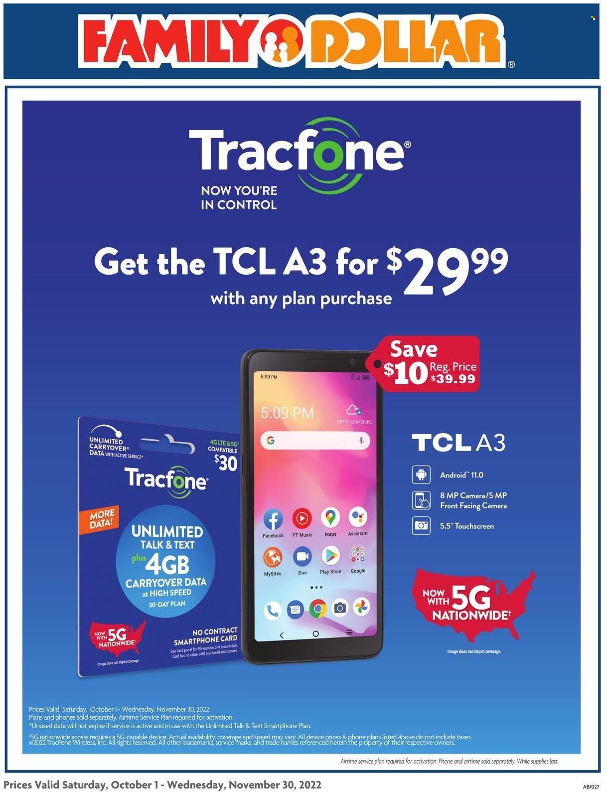 Family Dollar Weekly Ad Flyer Specials October 1 to November 30, 2022