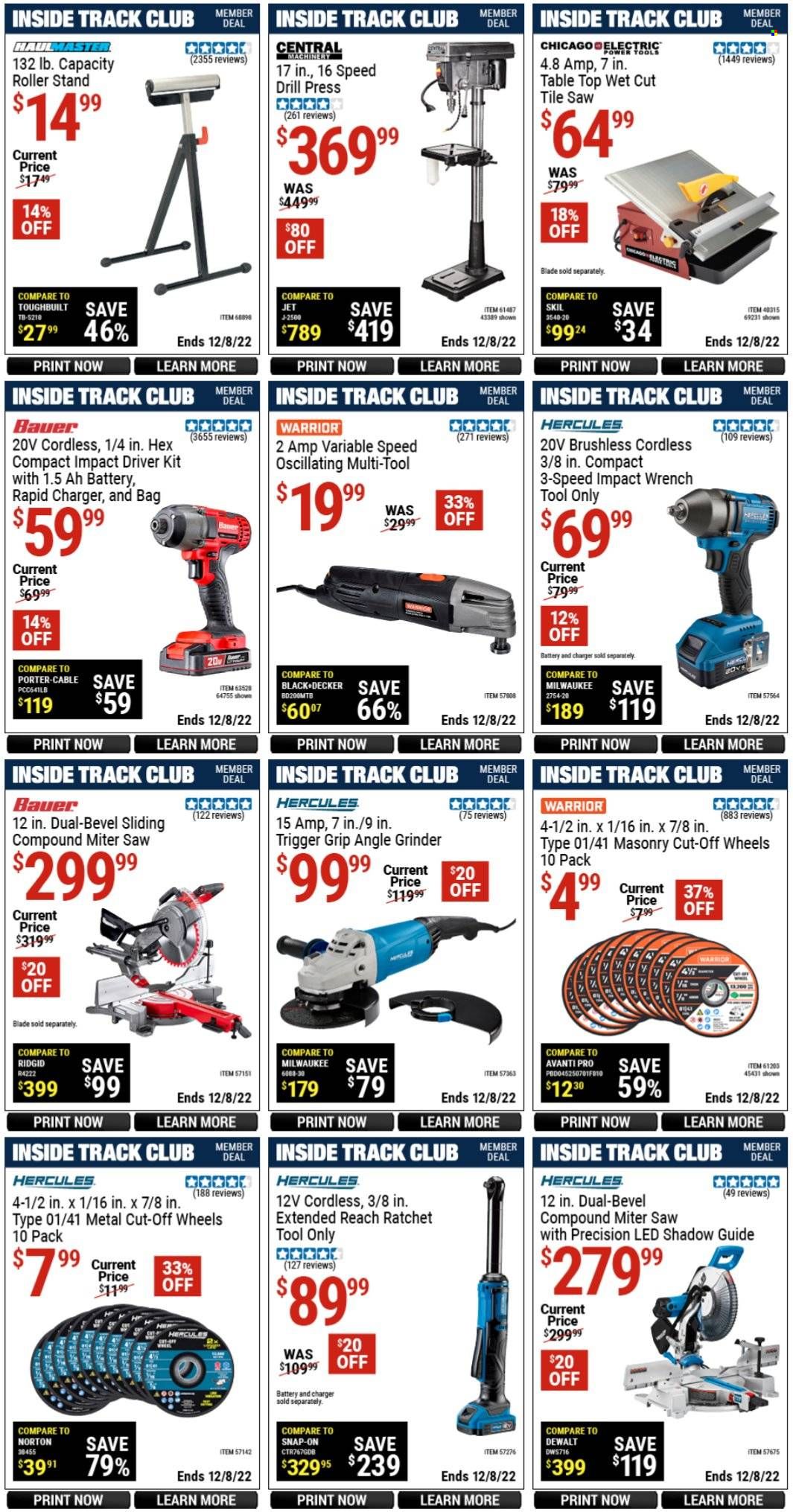 Harbor Freight Weekly Ad Flyer Specials October 28 to December 8, 2022