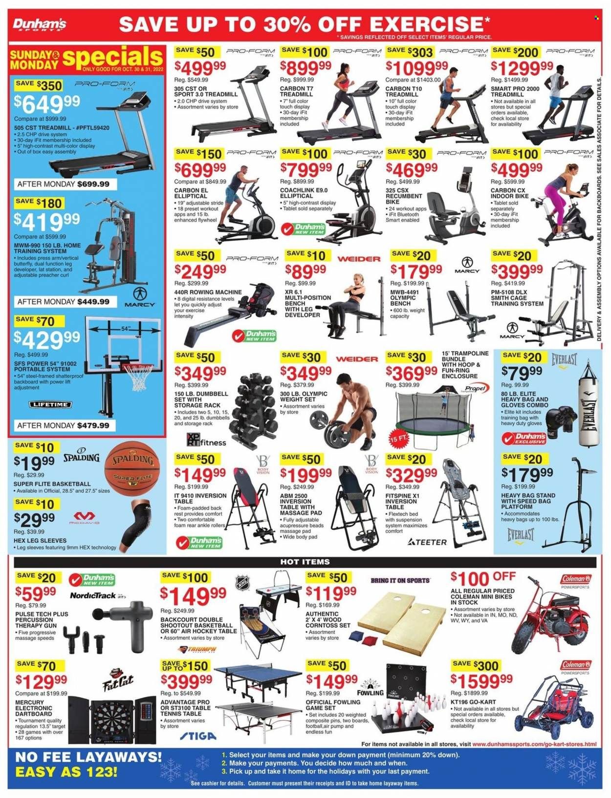 Dunham's Sports (WI) Weekly Ad Flyer Specials October 29 to November 3, 2022
