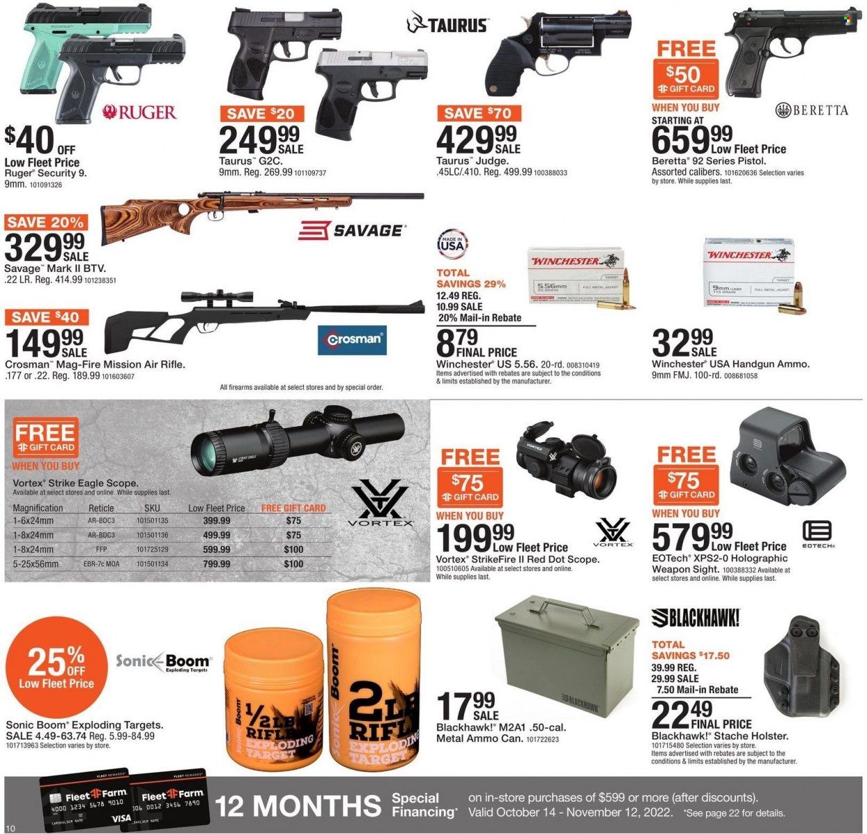 Fleet Farm (IA, MN, ND, WI) Weekly Ad Flyer Specials October 28 to November 5, 2022