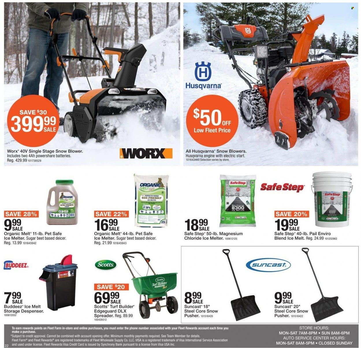 Fleet Farm (IA, MN, ND, WI) Weekly Ad Flyer Specials October 28 to November 5, 2022