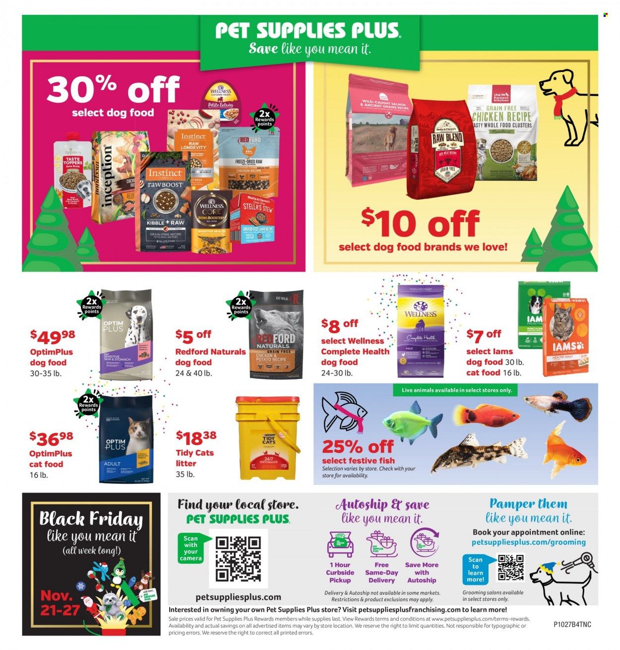 Pet Supplies Plus Weekly Ad Flyer Specials October 27 to November 27, 2022