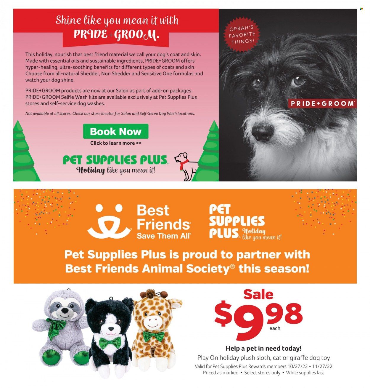 Pet Supplies Plus Weekly Ad Flyer Specials October 27 to November 27, 2022