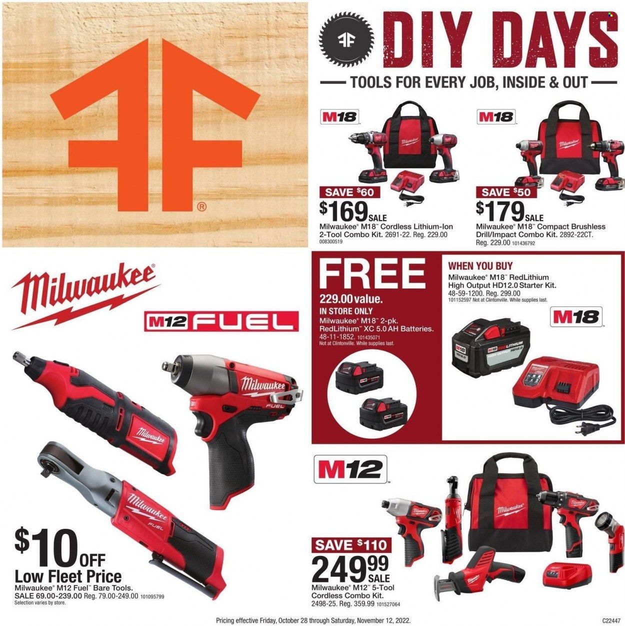 Fleet Farm (IA, MN, ND, WI) Weekly Ad Flyer Specials October 28 to November 12, 2022