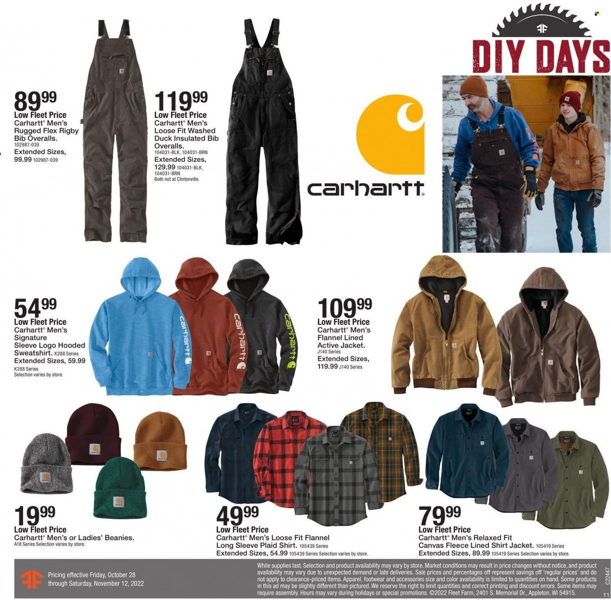 Fleet Farm (IA, MN, ND, WI) Weekly Ad Flyer Specials October 28 to November 12, 2022