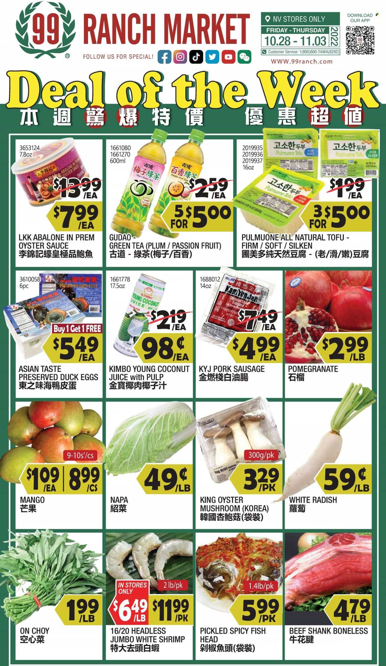 99 Ranch Market (NV) Weekly Ad Flyer Specials October 28 to November 3, 2022