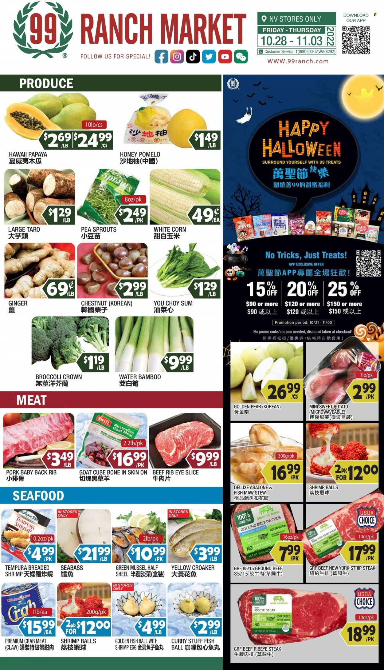 99 Ranch Market (NV) Weekly Ad Flyer Specials October 28 to November 3, 2022