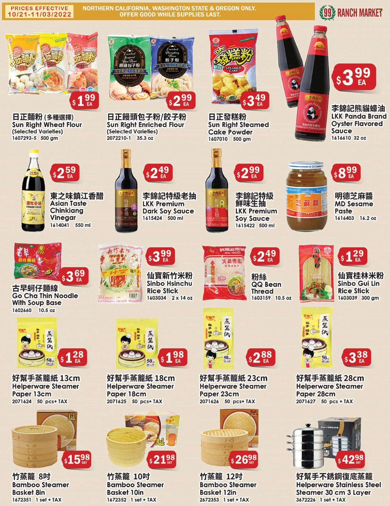 99 Ranch Market (OR) Weekly Ad Flyer Specials October 28 to November 3, 2022