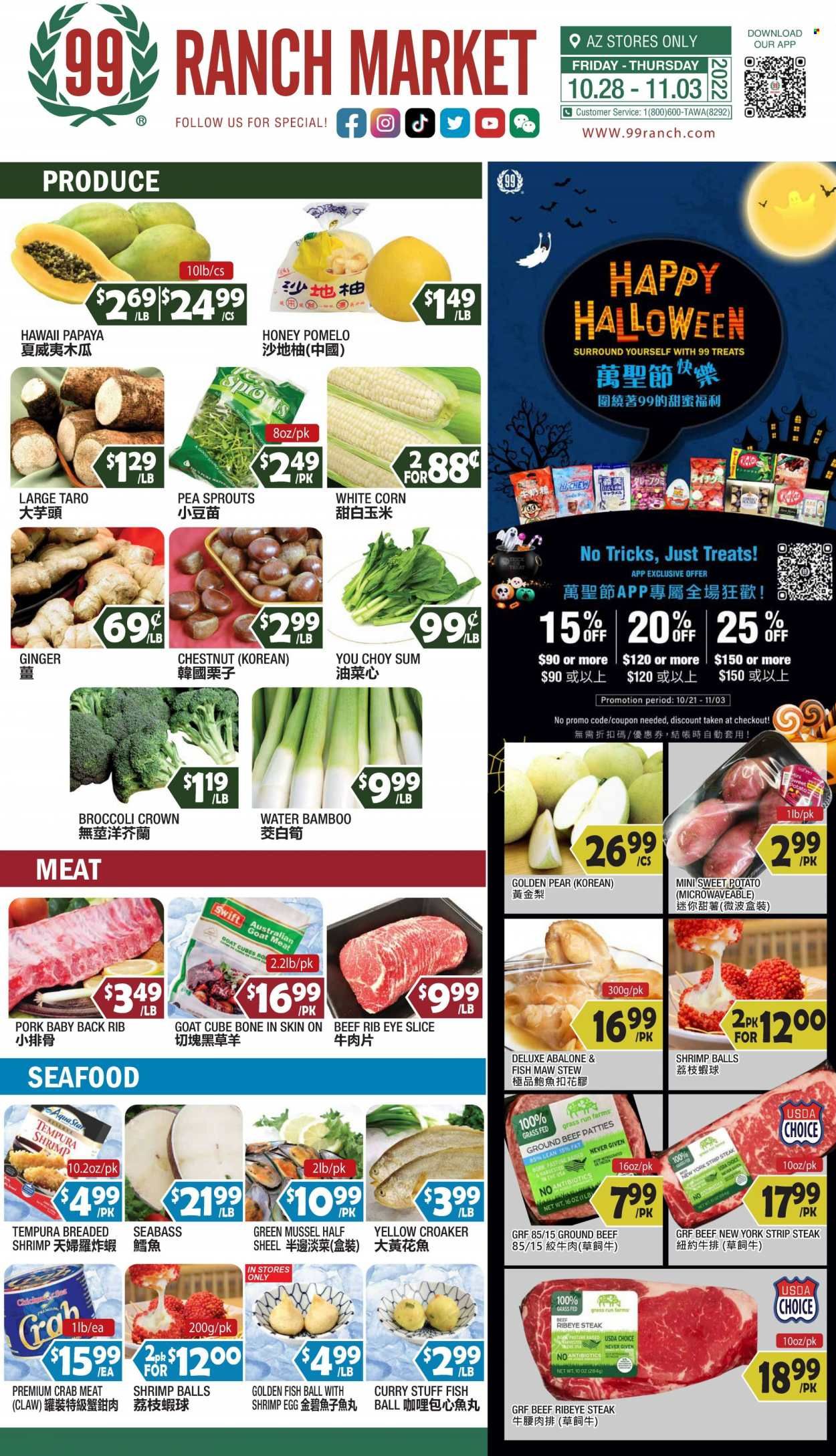 99 Ranch Market (19) Weekly Ad Flyer Specials October 28 to November 3, 2022