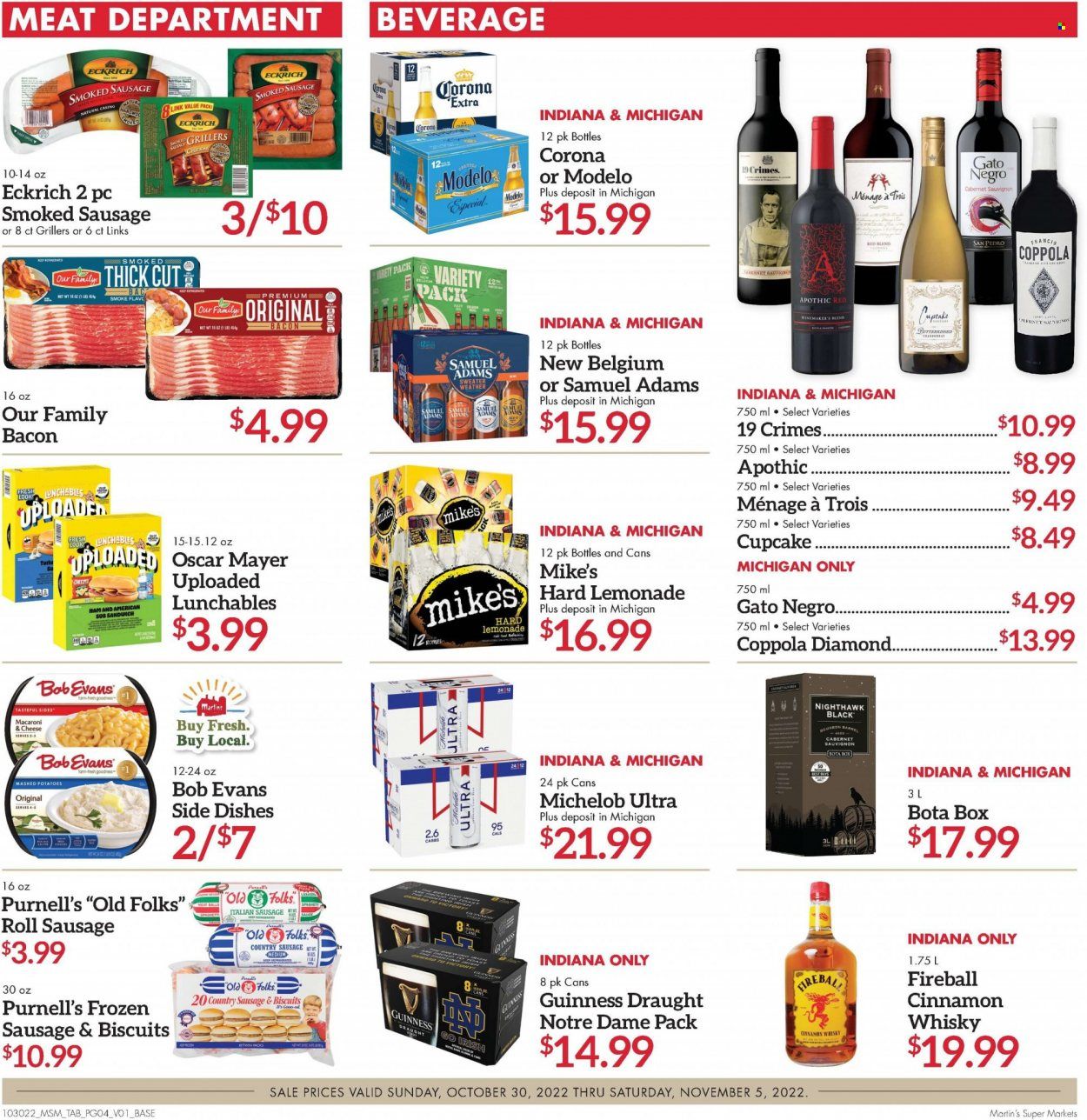 Martin’s (IN, MI) Weekly Ad Flyer Specials October 30 to November 5, 2022