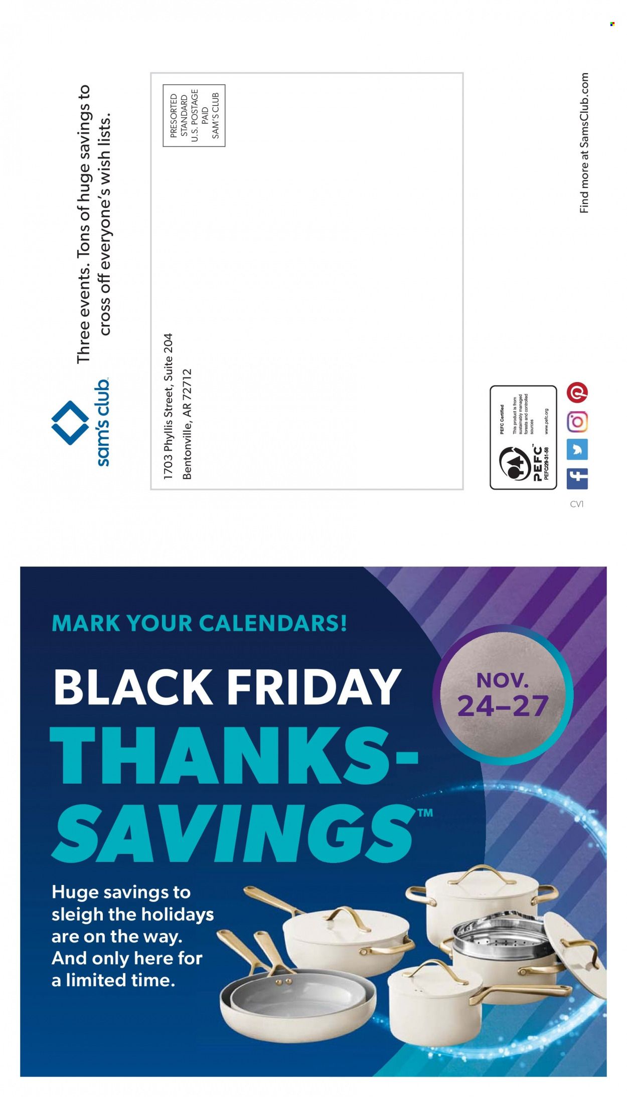 Sam's Club Weekly Ad Flyer Specials October 26 to November 23, 2022