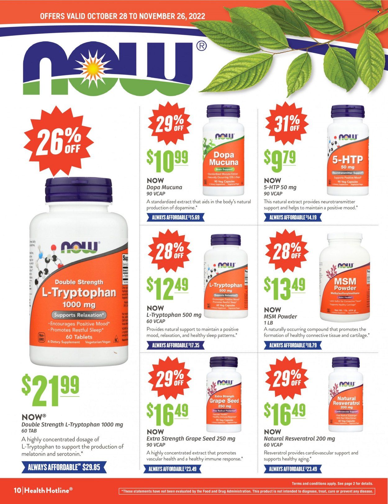 Natural Grocers Weekly Ad Flyer Specials October 28 to November 26, 2022