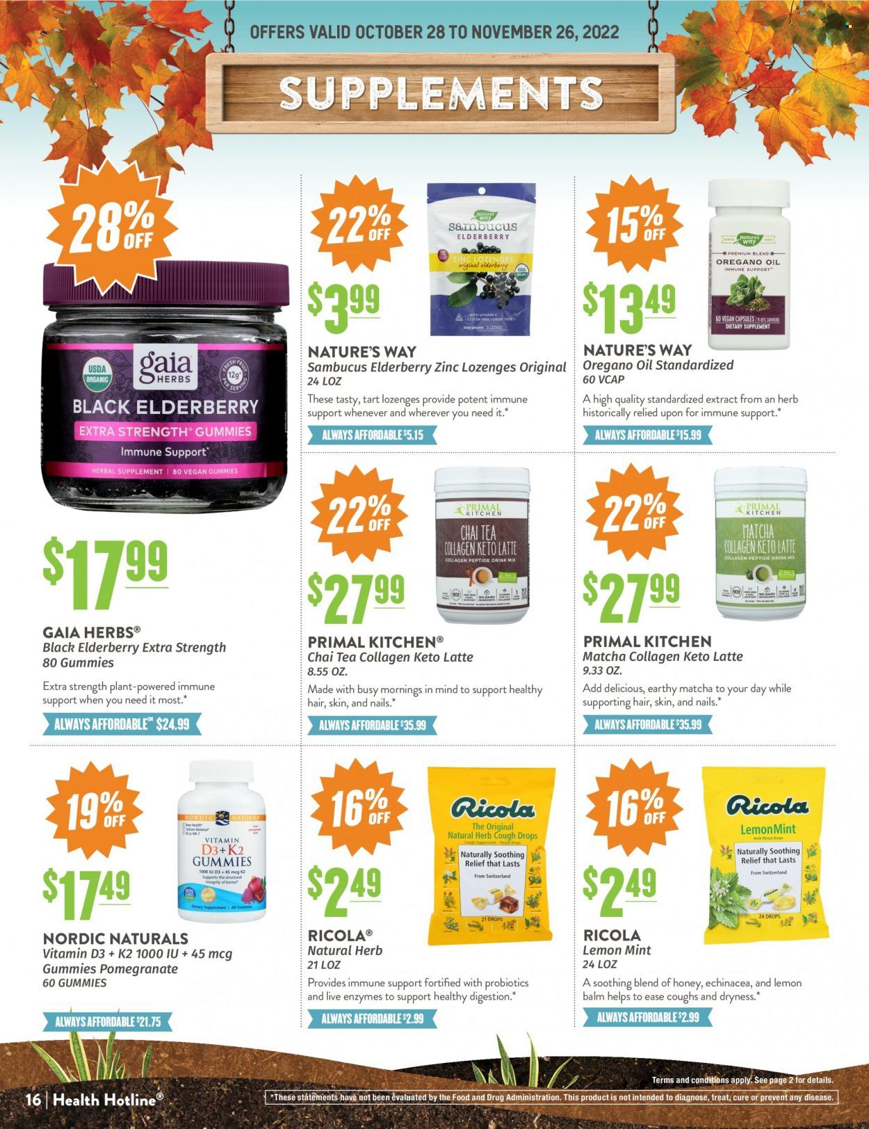 Natural Grocers Weekly Ad Flyer Specials October 28 to November 26, 2022