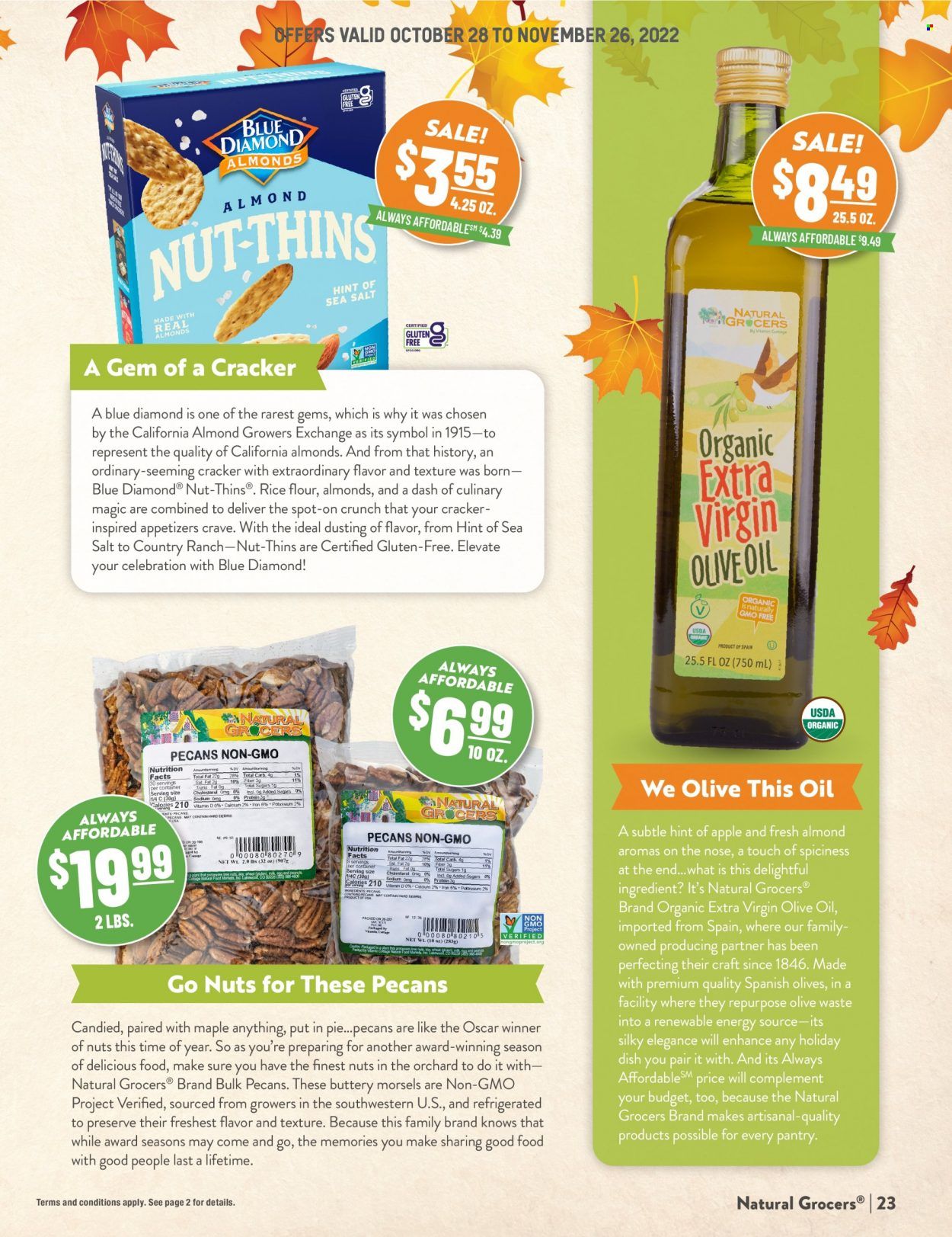 Natural Grocers Weekly Ad Flyer Specials October 28 to November 26, 2022