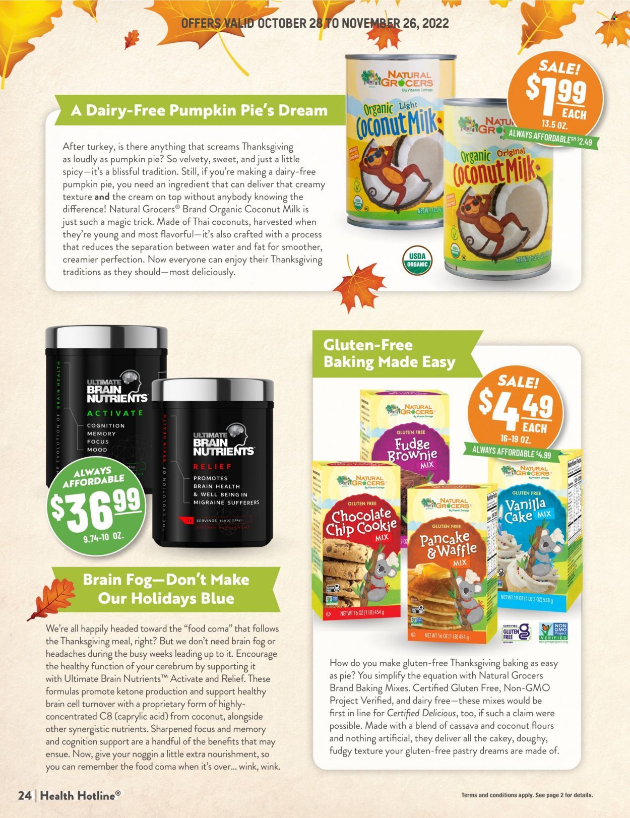 Natural Grocers Weekly Ad Flyer Specials October 28 to November 26, 2022