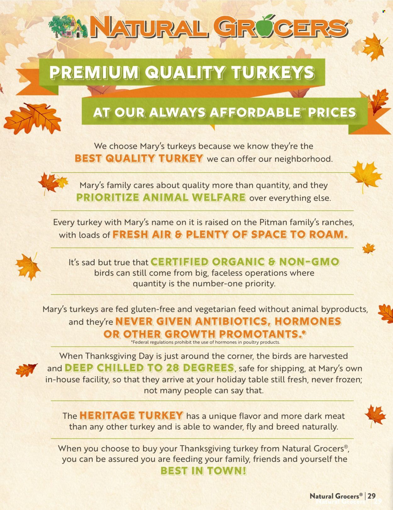 Natural Grocers Weekly Ad Flyer Specials October 28 to November 26, 2022