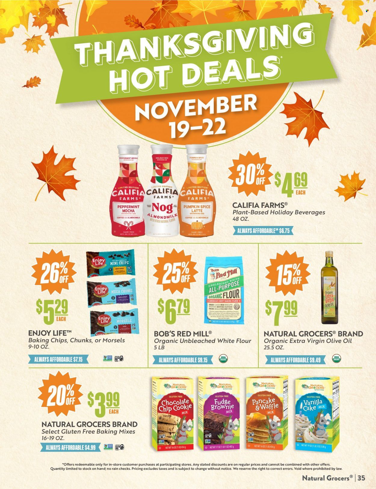 Natural Grocers Weekly Ad Flyer Specials October 28 to November 26, 2022