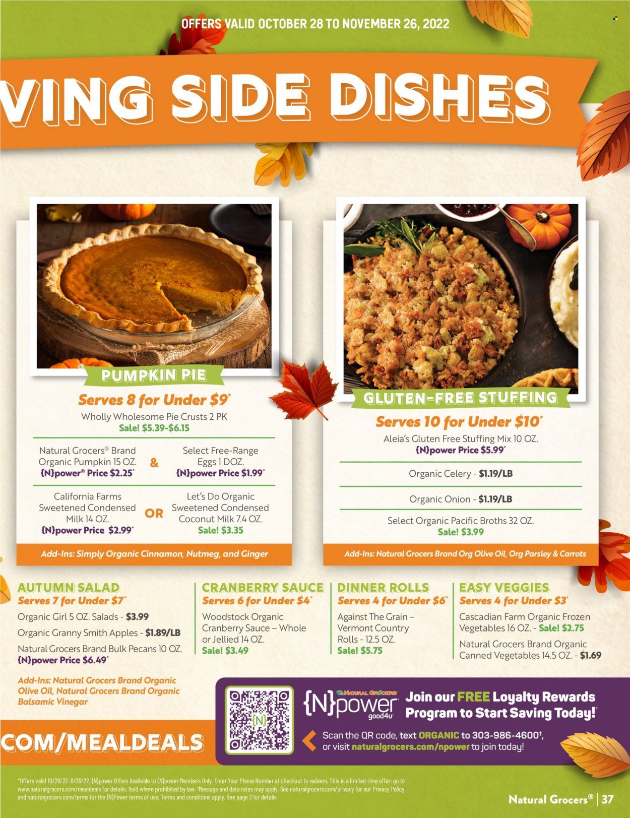 Natural Grocers Weekly Ad Flyer Specials October 28 to November 26, 2022