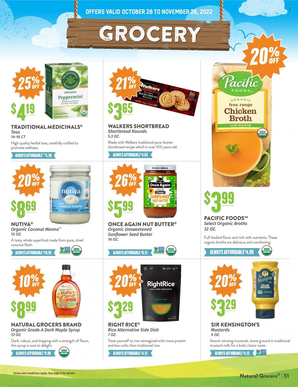 Natural Grocers Weekly Ad Flyer Specials October 28 to November 26, 2022