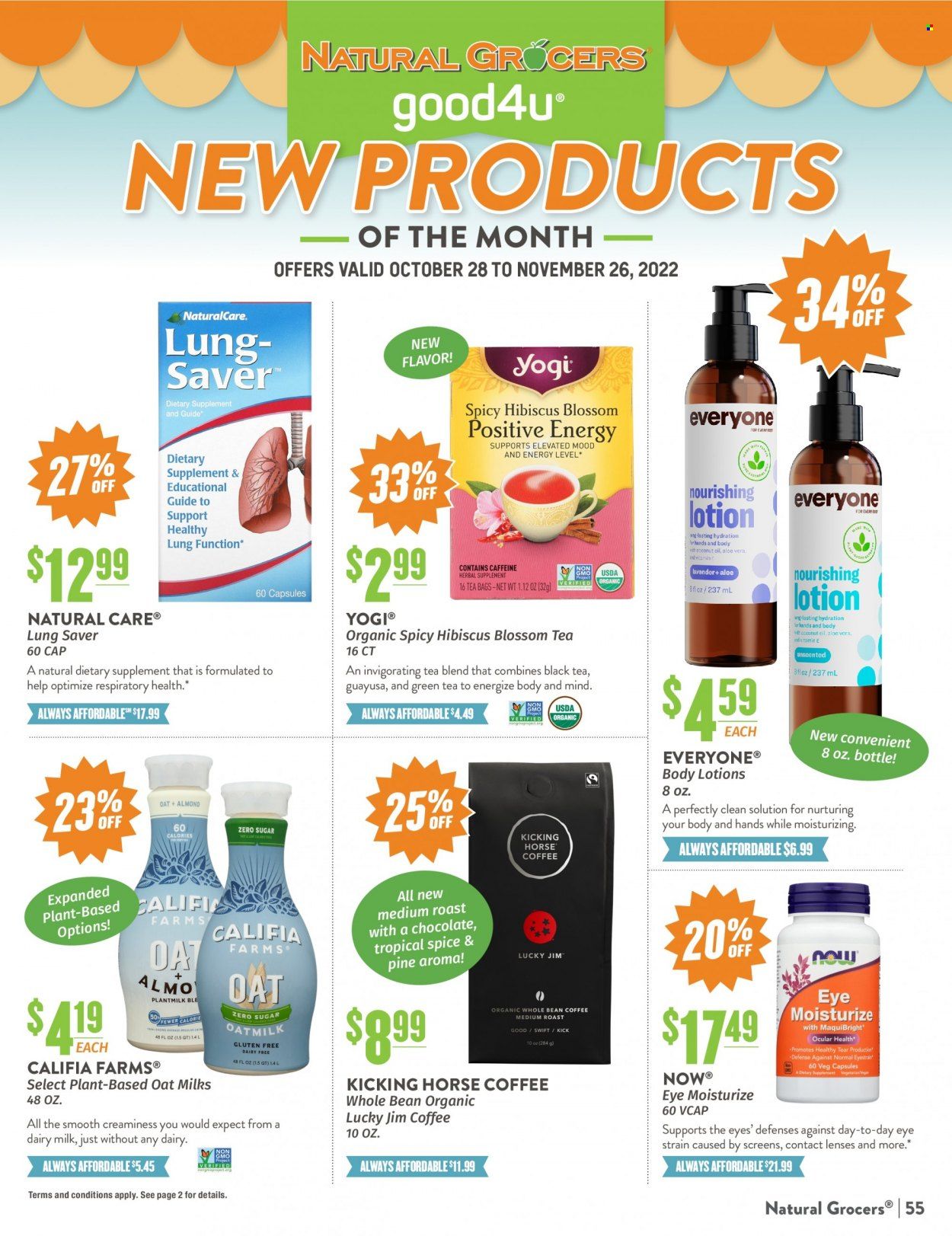 Natural Grocers Weekly Ad Flyer Specials October 28 to November 26, 2022