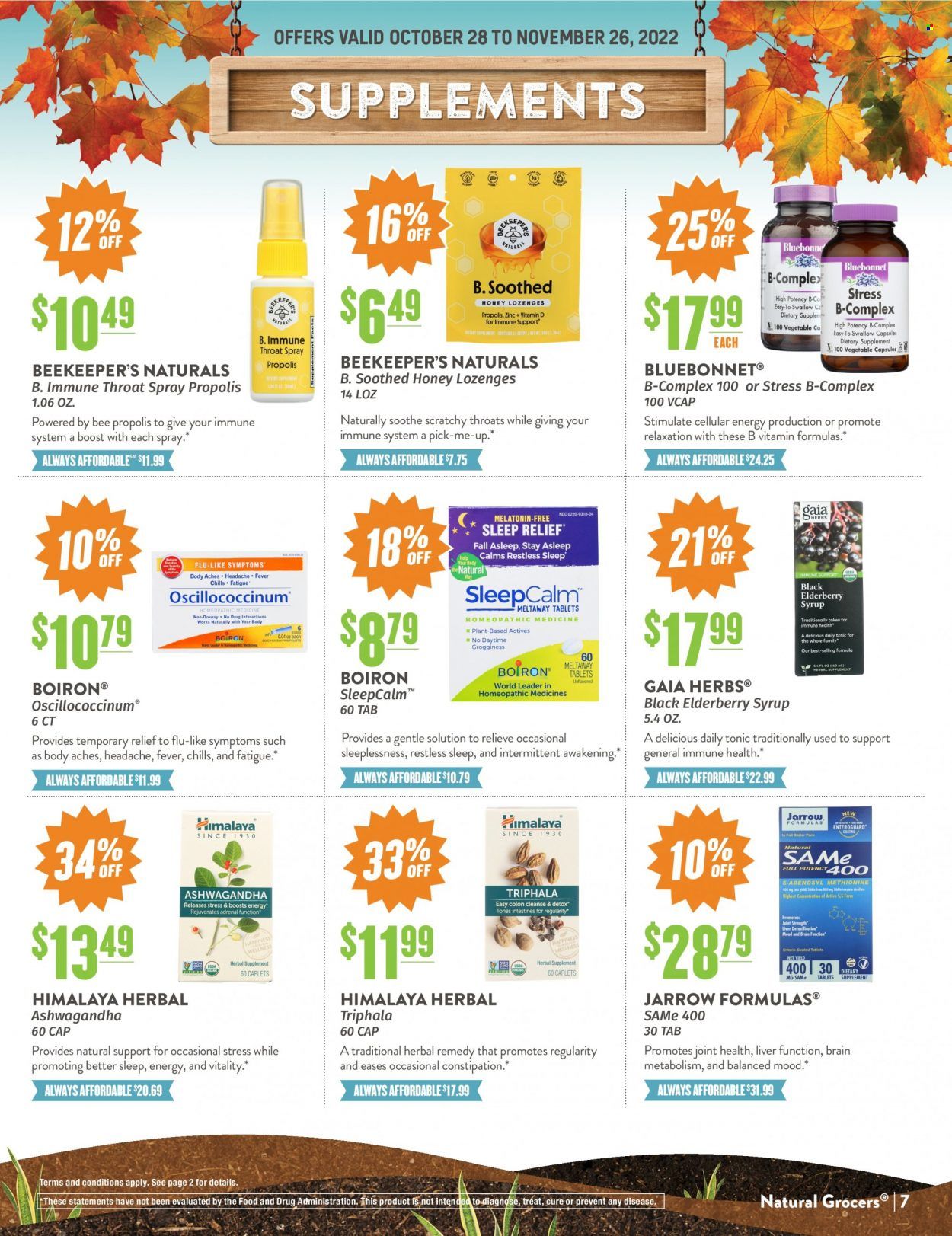 Natural Grocers Weekly Ad Flyer Specials October 28 to November 26, 2022