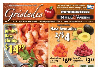 Gristedes (NY) Weekly Ad Flyer Specials October 28 to November 3, 2022