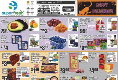 Super Fresh (NY) Weekly Ad Flyer Specials October 28 to November 3, 2022